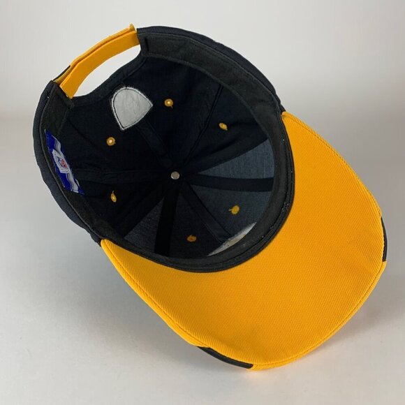 Pittsburgh Steelers NFL Black Gold Reebok Strapback Adjustable Hat - Picture 4 of 5